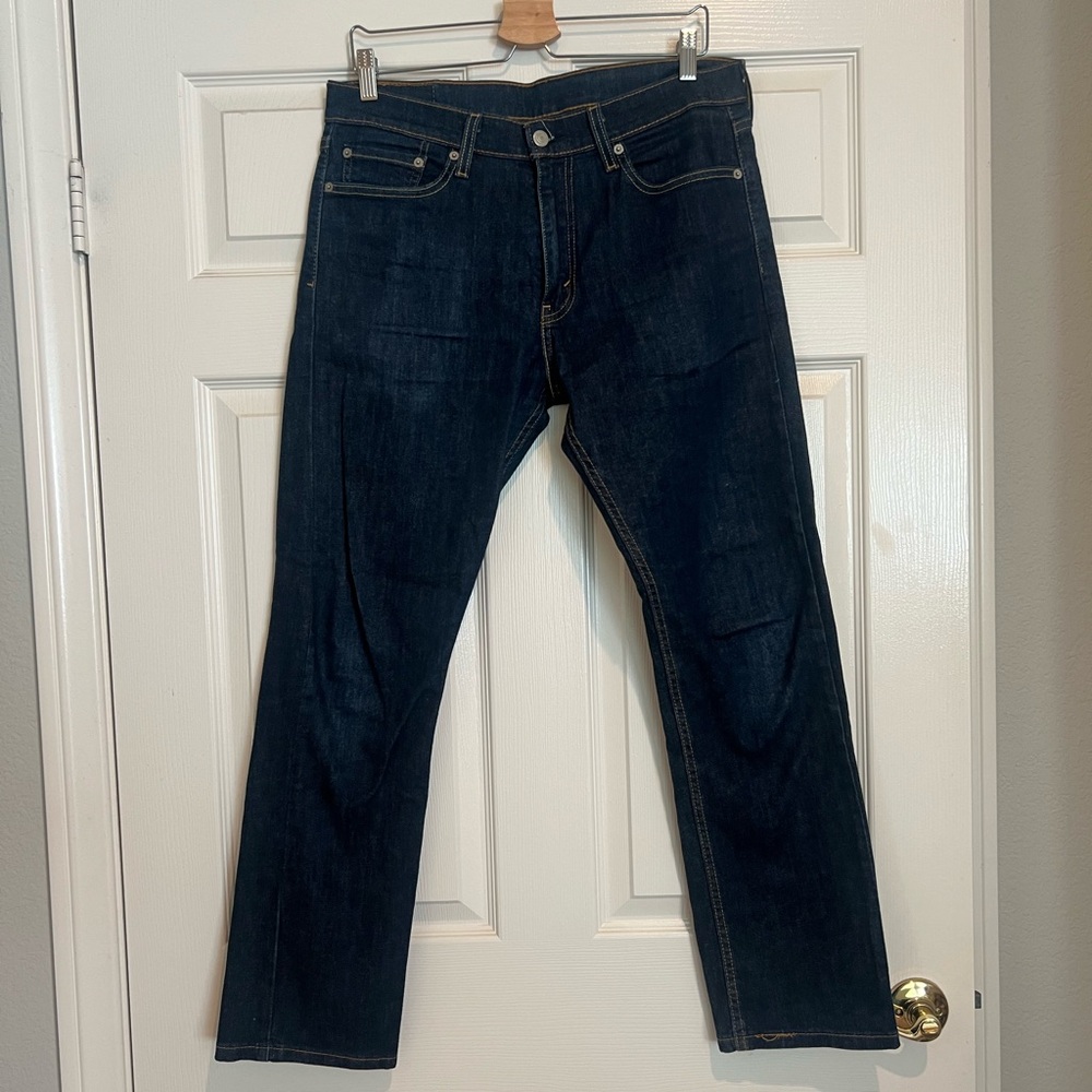 Levi's 513 Dark Indigo Straight Jeans